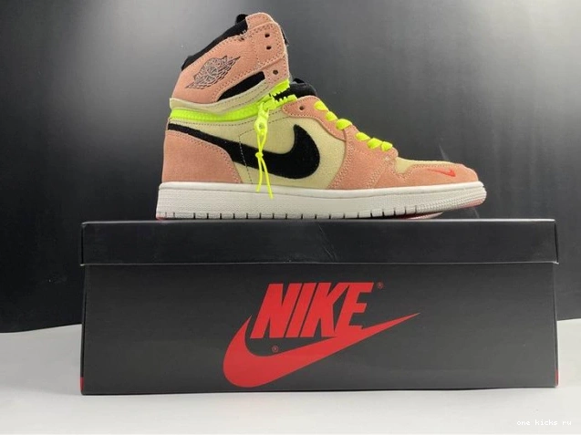 Chep Onekick 1 Air Peach Jordan Switch High CW6576-800 0821